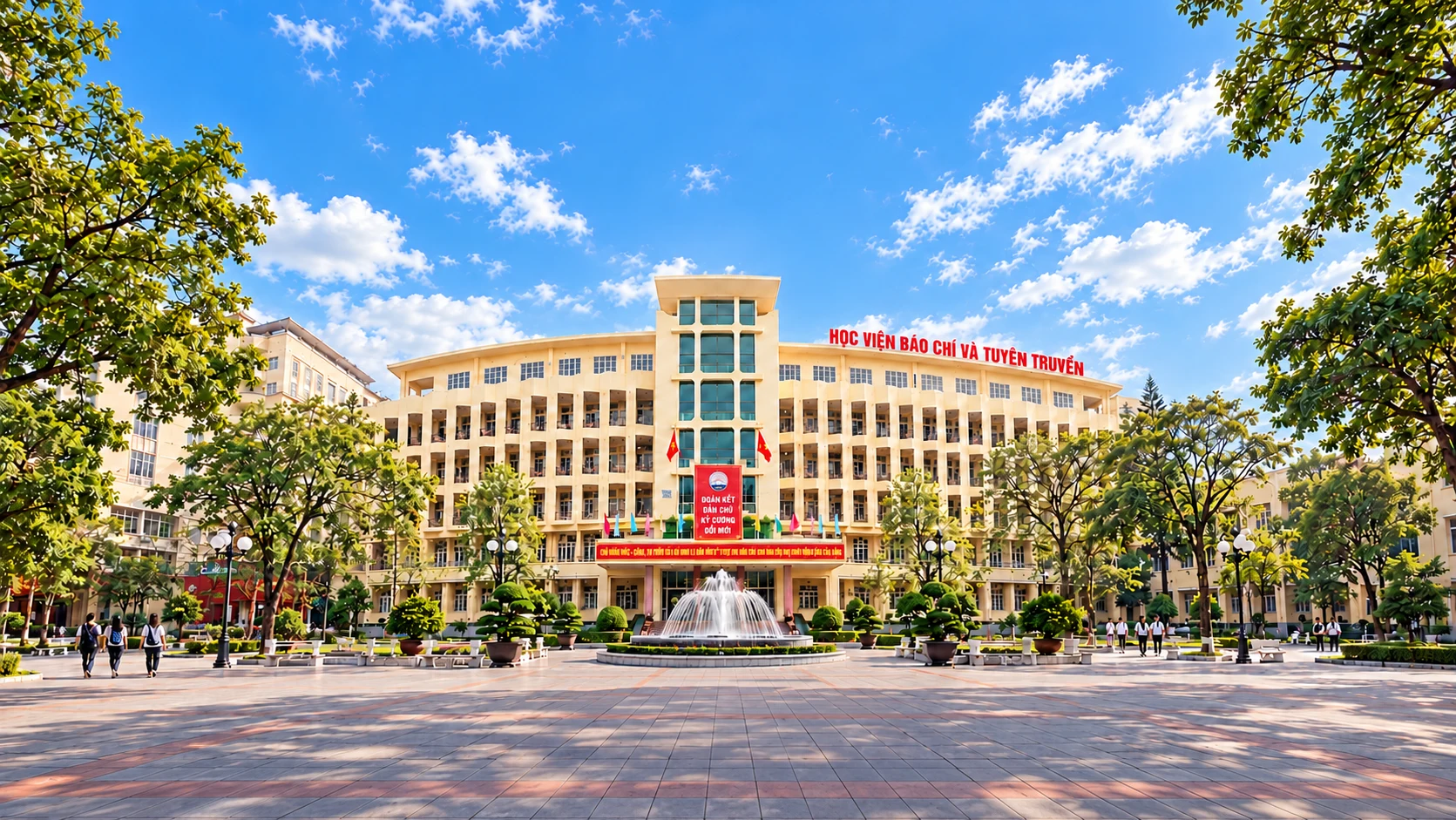 Phối cảnh khuôn viên hiện nay