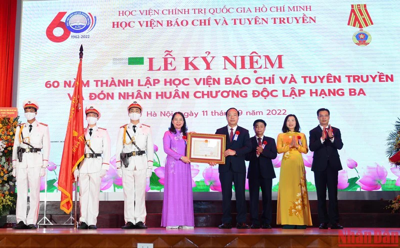 Lễ kỷ niệm 60 năm và đón nhận Huân chương Độc lập hạng Ba, 11.09.2022