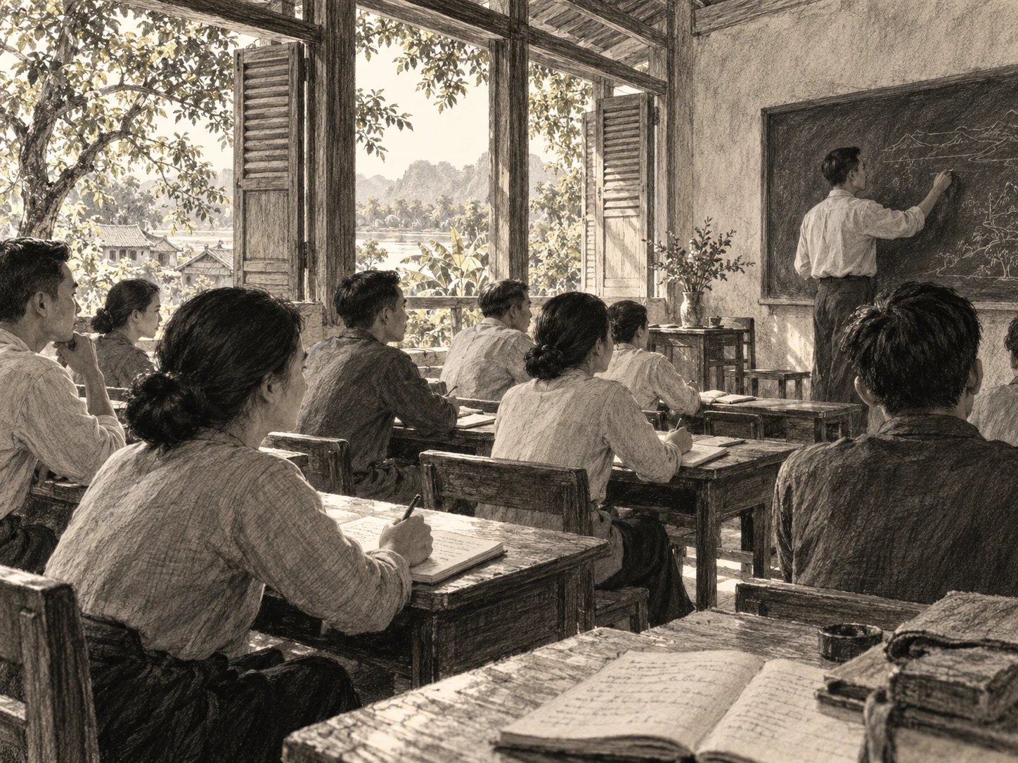 Lớp học thời kỳ đầu
